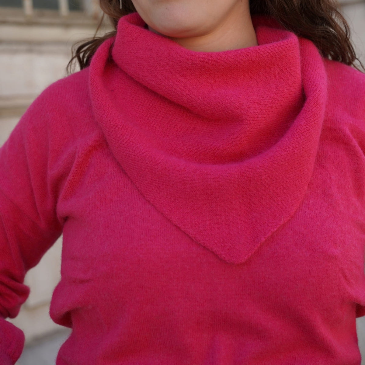 Kaschmir-Bandana Fuchsia