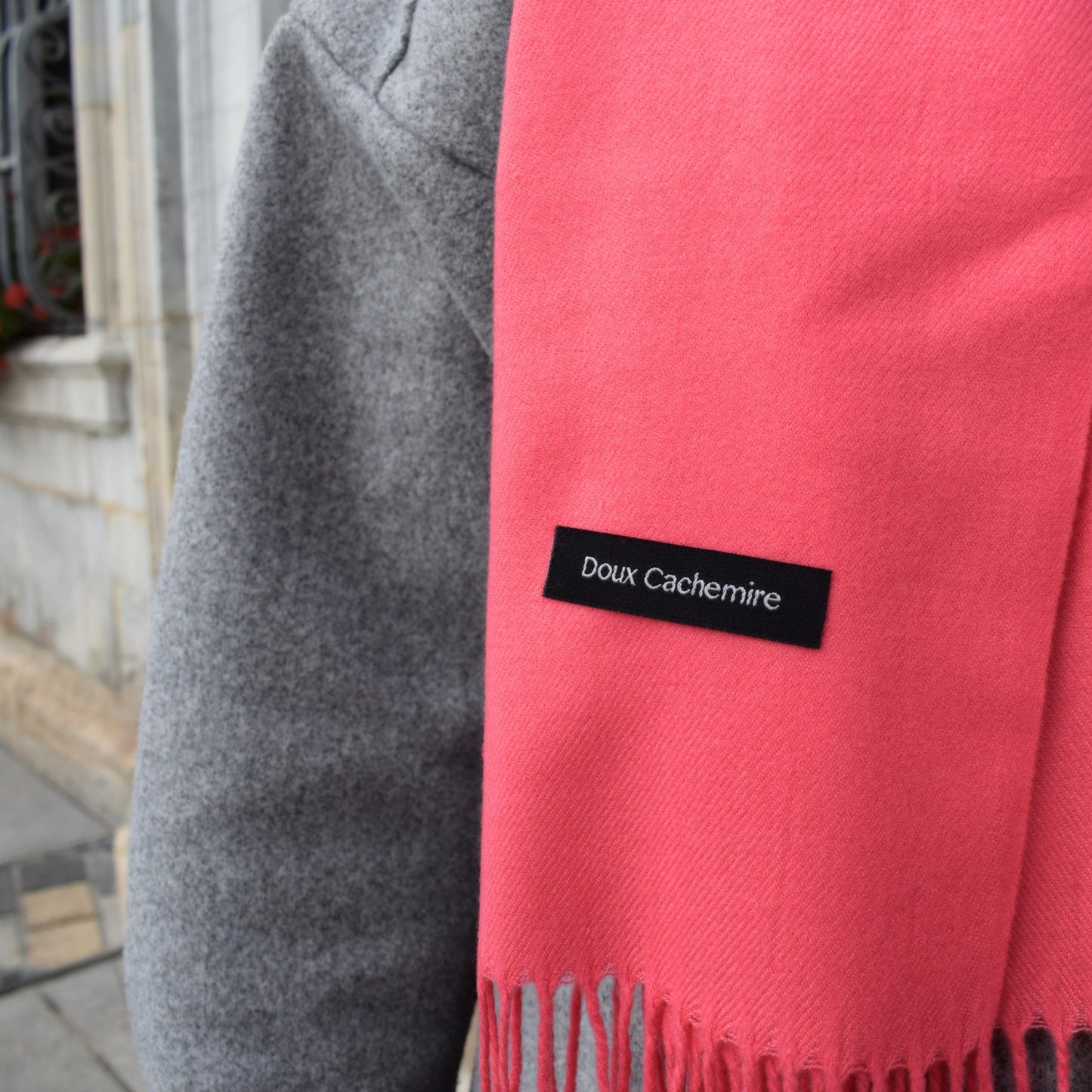 Kaschmirschal Bonbonrosa