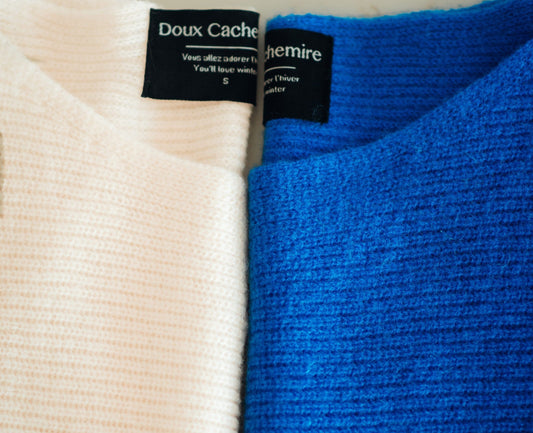 Kaschmir-Pullover mit Noppen, Pflegehinweise, Oversize-Pullover für Damen