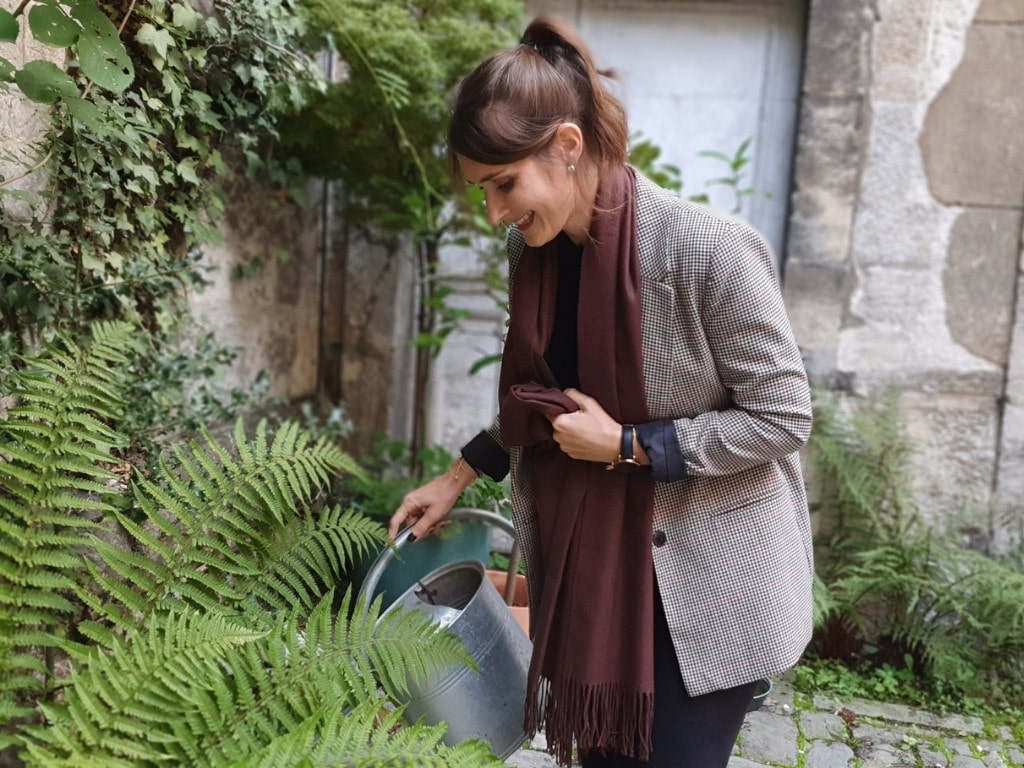 cashmere scarf brown for women Doux Cachemire