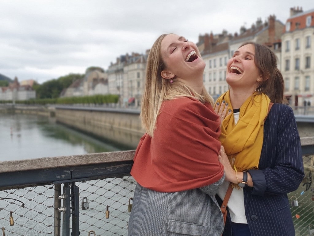 Mustard Yellow and brick cashmere scarf