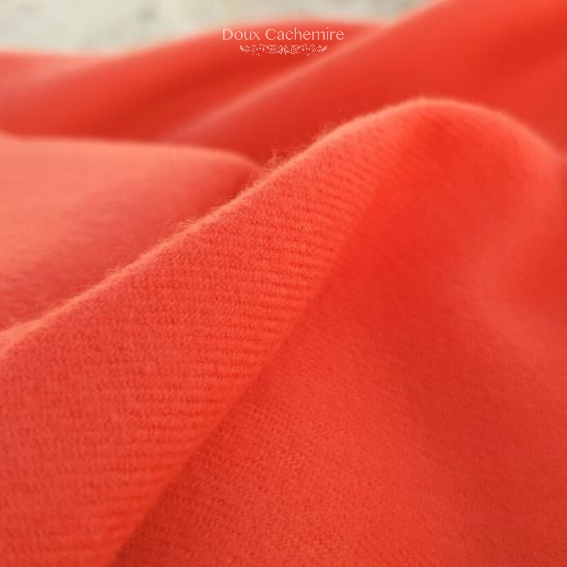 orangefarbener Kaschmir