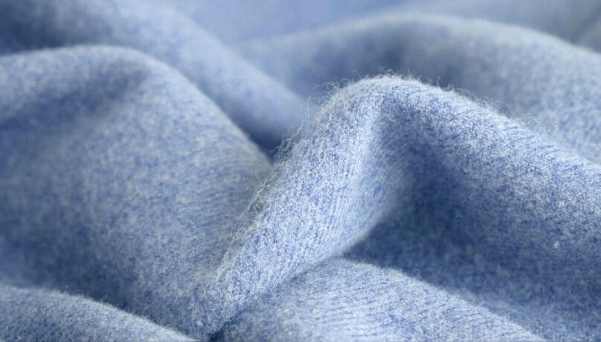 Mottled blue cashmere scarf