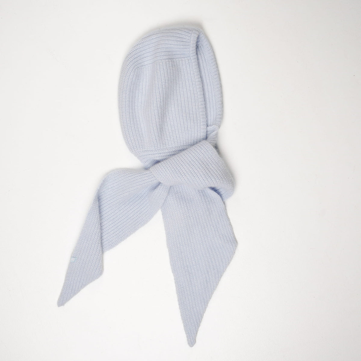 Abnehmbare Kaschmir-Kapuze Schnee-Blau