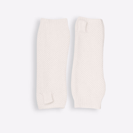 Kaschmir-Stulpen Beige