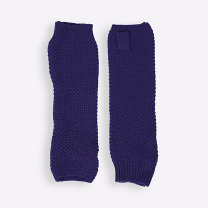 Kaschmir-Stulpen Marineblau