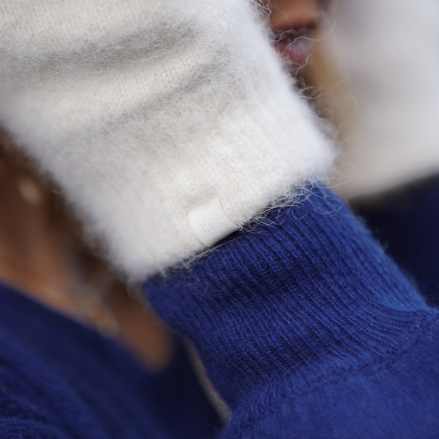 Kaschmirhandschuhe Beige