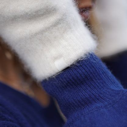 Kaschmirhandschuhe Beige