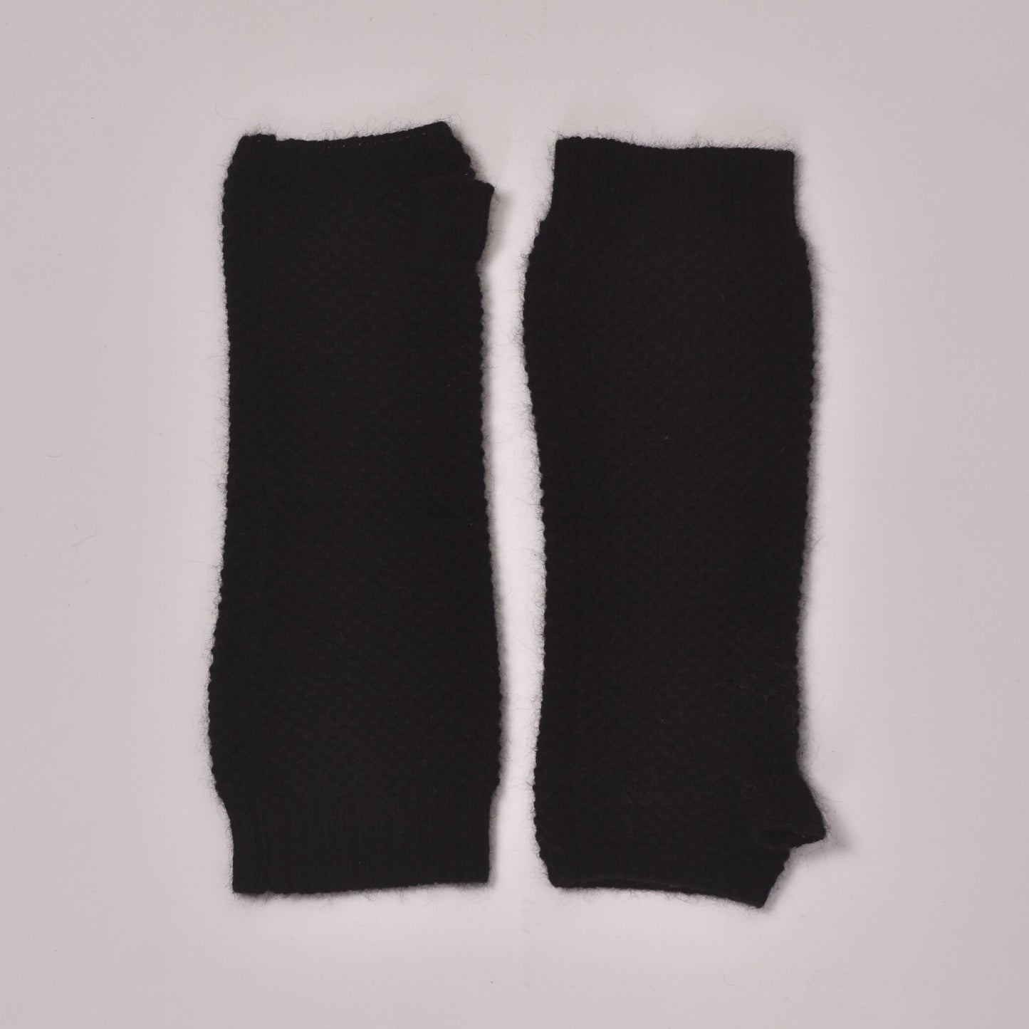 Schwarze Kaschmirhandschuhe