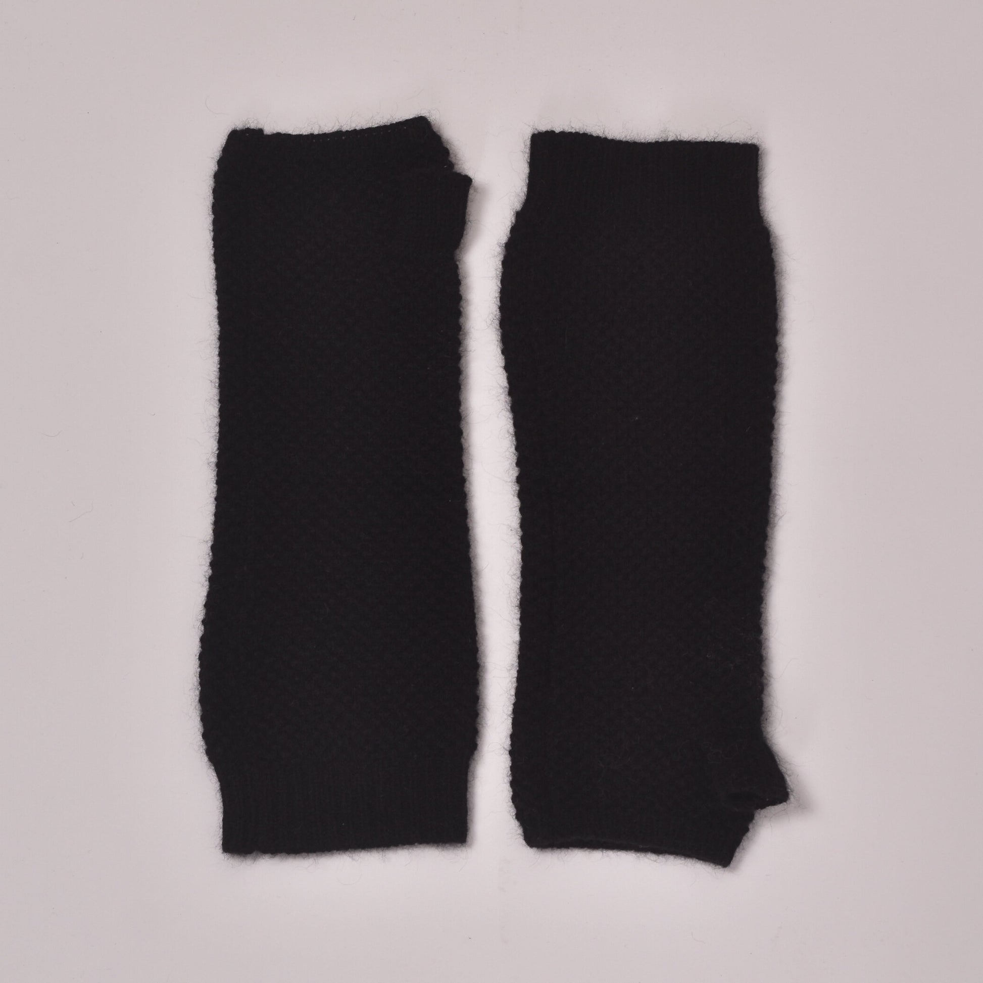 Schwarze Kaschmirhandschuhe