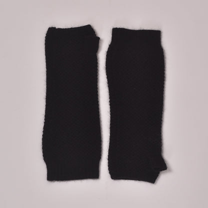 Schwarze Kaschmirhandschuhe