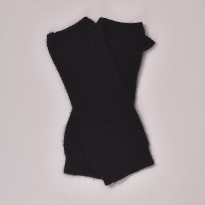 Schwarze Kaschmirhandschuhe