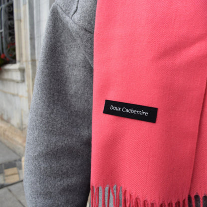 Kaschmirschal Bonbonrosa