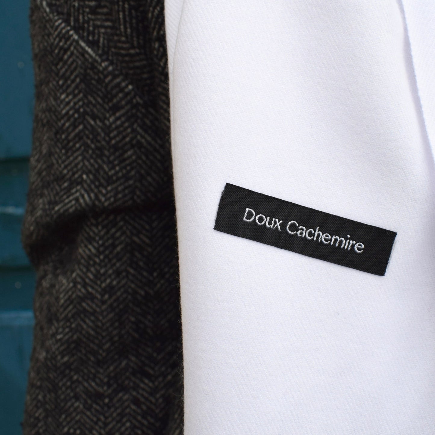 Cashmere scarf white