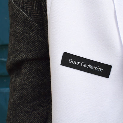 Cashmere scarf white