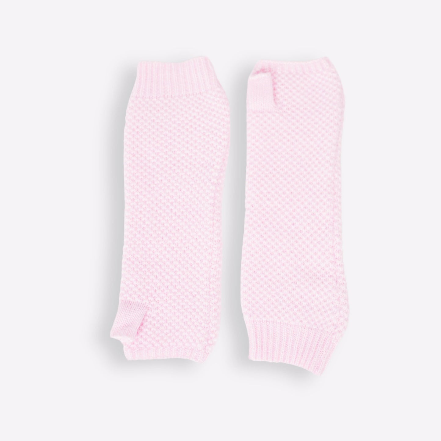 Kaschmir-Stulpen Puderrosa