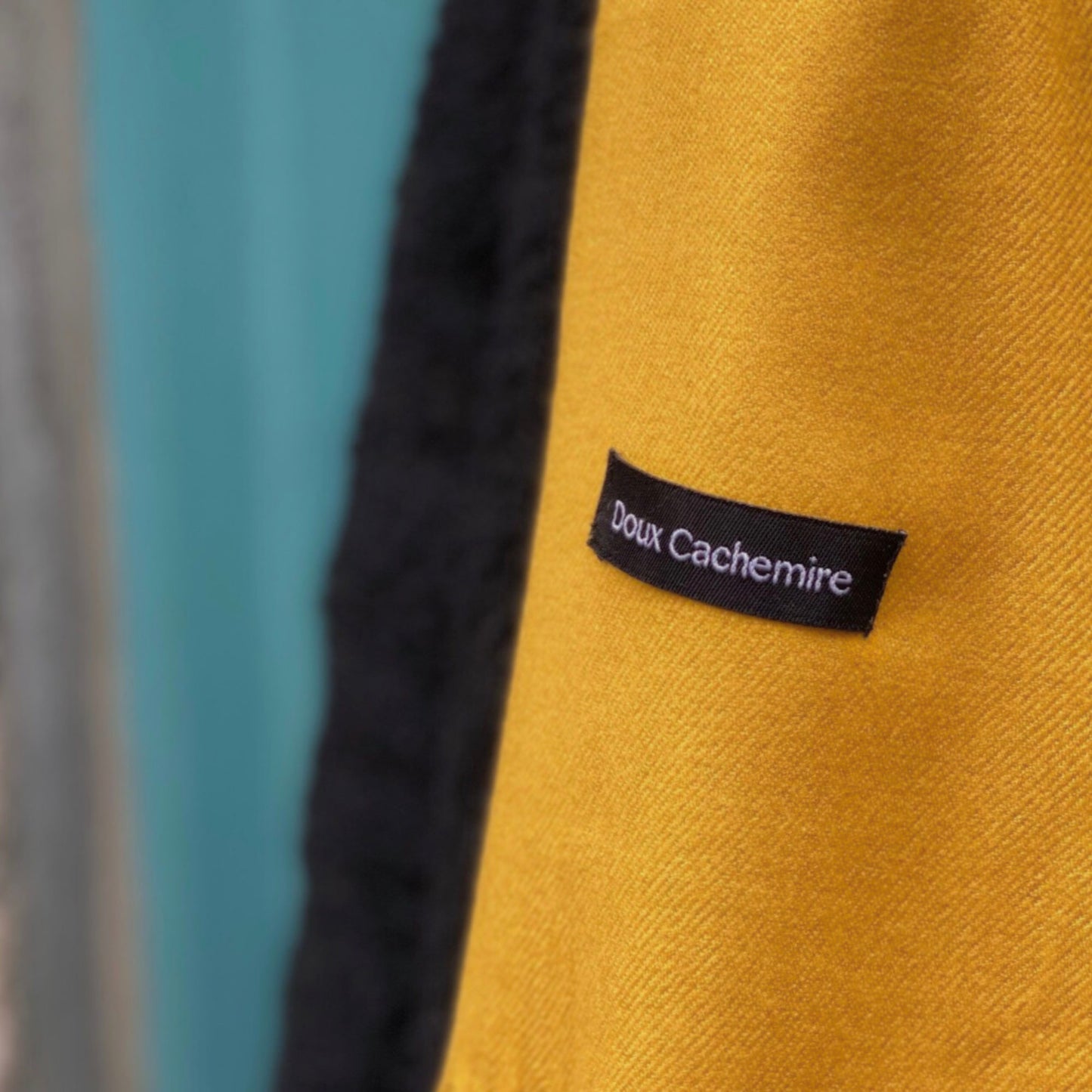 Kaschmirschal Senfgelb