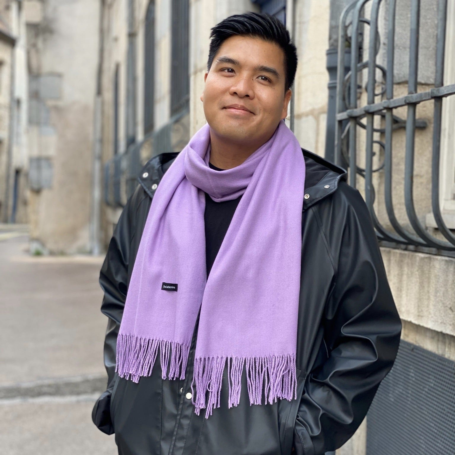 lila Kaschmirschal manner