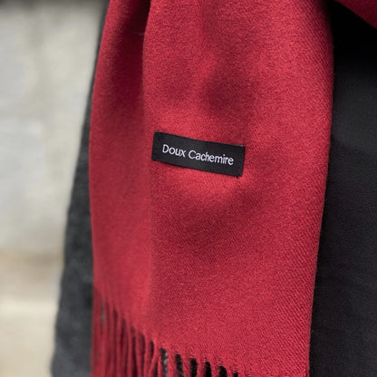 Cashmere scarf Bordeaux